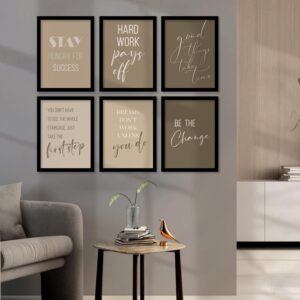 Motivational Rectangular Photo Frame for Wall Decoration